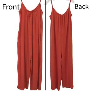 Boho Sleeveless Long Pant Romper Jumpsuit with Pockets